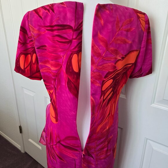 VINTAGE JOHN ROBERTS DRESS SIZE 10 - Picture 4 of 8